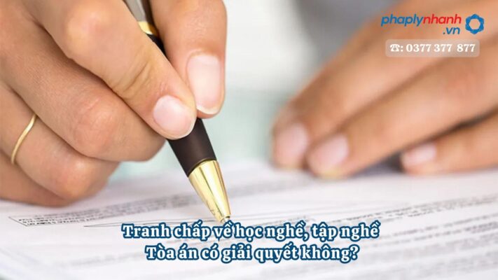 Tranh chấp về học nghề, tập nghề Tòa án có giải quyết không? 1 Tranh chấp về học nghề, tập nghề Tòa án có giải quyết không - Tư vấn, hỗ trợ pháp lý nhanh