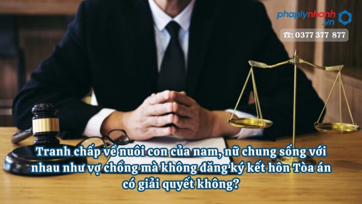 Tranh chấp về nuôi con của nam, nữ chung sống với nhau như vợ chồng mà không đăng ký kết hôn Tòa án có giải quyết không - Tư vấn, hỗ trợ pháp lý nhanh
