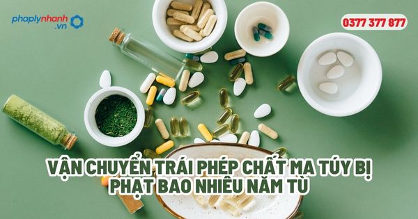 Vận chuyển trái phép chất ma túy bị phạt bao nhiêu năm tù? 1 Vận chuyển trái phép chất ma túy bị phạt bao nhiêu năm tù - Tư vấn, hỗ trợ pháp lý nhanh