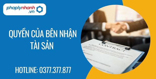 Bên nhận tài sản có quyền gì trong hợp đồng vận chuyển tài sản 1 quyền của bên nhận tài sản - Tư vấn hỗ trợ phaplynhanh