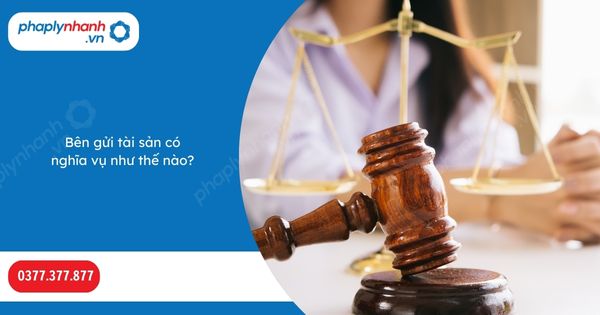 Bên gửi tài sản có nghĩa vụ như thế nào? 1 Bên gửi tài sản có nghĩa vụ như thế nào-Hỗ trợ, tư vấn pháp lý nhanh