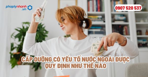 Cấp dưỡng có yếu tố nước ngoài được quy định như thế nào? 1 Cấp dưỡng có yếu tố nước ngoài được quy định như thế nào - Tư vấn, hỗ trợ pháp lý nhanh
