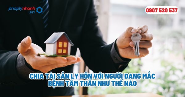 Chia tài sản ly hôn với người đang mắc bệnh tâm thần như thế nào? 1 Chia tài sản ly hôn với người đang mắc bệnh tâm thần như thế nào - Tư vấn, hỗ trợ pháp lý nhanh