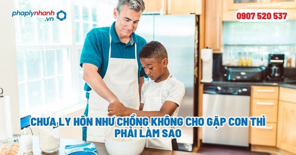 Chưa ly hôn nhưng chồng không cho gặp con thì phải làm sao? 1 Chưa ly hôn như chồng không cho gặp con thì phải làm sao - Tư vấn, hỗ trợ pháp lý nhanh