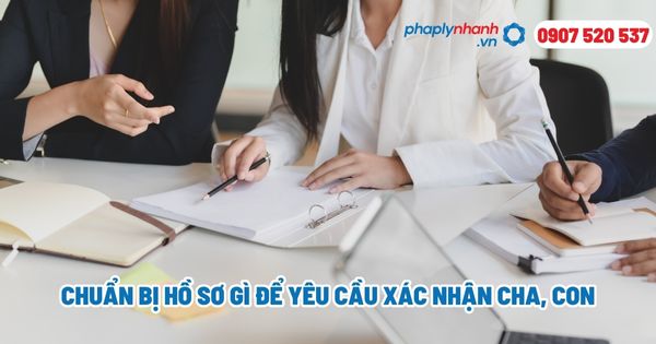 Chuẩn bị hồ sơ gì để yêu cầu xác nhận cha, con? 1 Chuẩn bị hồ sơ gì để yêu cầu xác nhận cha, con - Tư vấn, hỗ trợ pháp lý nhanh