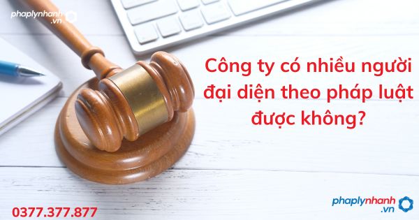 Công ty có nhiều người đại diện theo pháp luật được không? 1 Công ty có nhiều người đại diện theo pháp luật được không - tư vấn hỗ trợ pháp lý nhanh