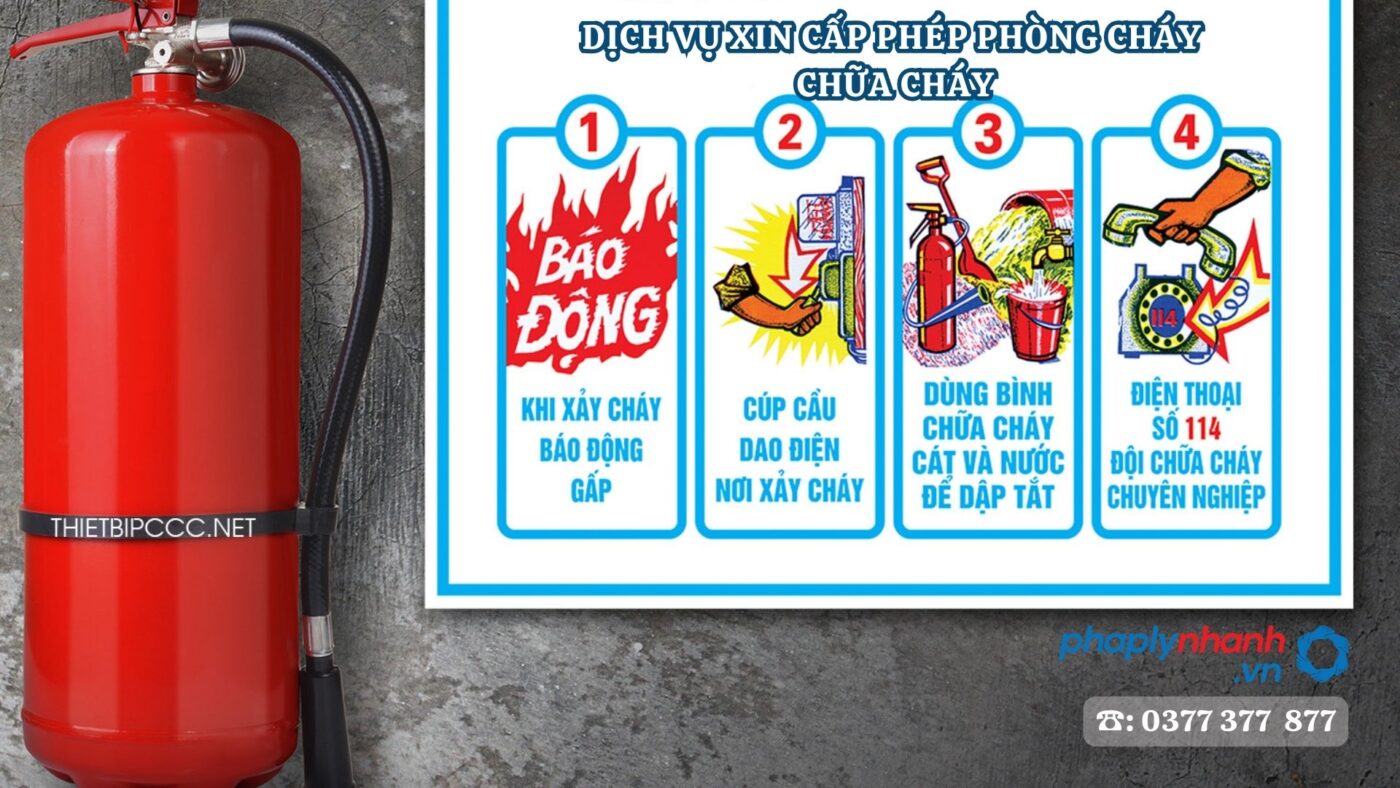 DỊCH VỤ XIN CẤP PHÉP PHÒNG CHÁY CHỮA CHÁY