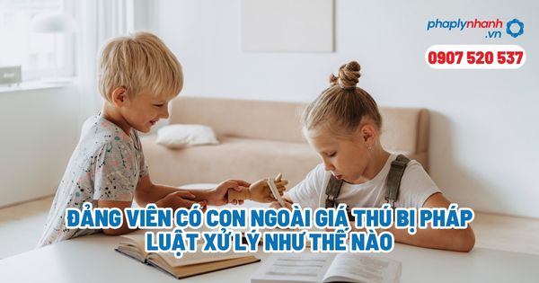 Đảng viên có con ngoài giá thú bị pháp luật xử lý như thế nào? 1 Đảng viên có con ngoài giá thú bị pháp luật xử lý như thế nào - Tư vấn, hỗ trợ pháp lý nhanh
