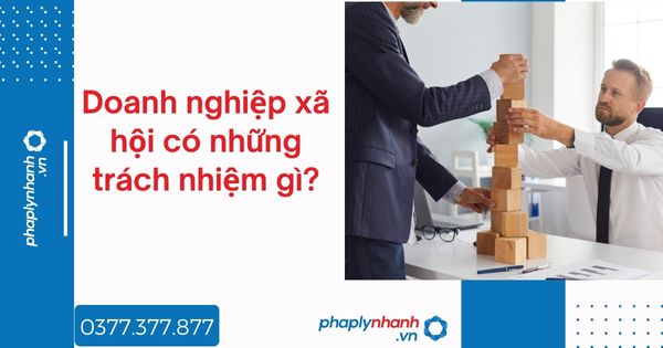 Doanh nghiệp xã hội có những trách nhiệm gì? 1 Doanh nghiệp xã hội có những trách nhiệm gì - tư vấn hỗ trợ pháp lý nhanh