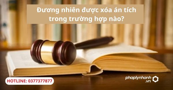 Đương nhiên được xóa án tích trong trường hợp nào? 13 Đương nhiên được xóa án tích trong trường hợp nào-hỗ trợ tư vấn pháp lý