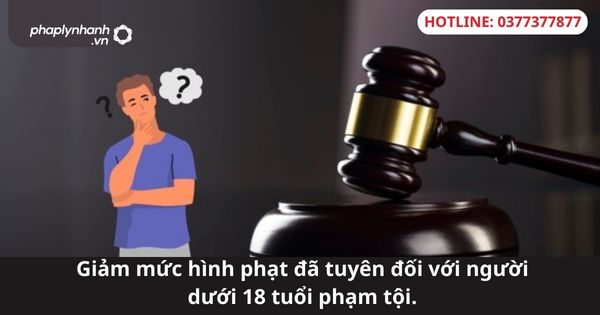 Giảm mức hình phạt đã tuyên đối với người dưới 18 tuổi phạm tội. 1 Giảm mức hình phạt đã tuyên đối với người dưới 18 tuổi phạm tội-hỗ trợ tư vấn pháp lý