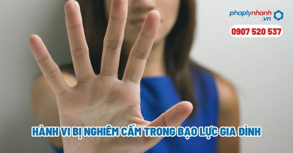 Hành vi bị nghiêm cấm trong bạo lực gia đình? 1 Hành vi bị nghiêm cấm trong bạo lực gia đình - Tư vấn, hỗ trợ pháp lý nhanh