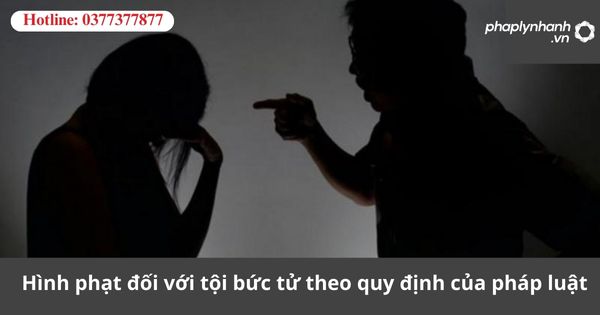 Hình phạt đối với tội bức tử theo quy định của pháp luật 1 Hình phạt đối với tội bức tử theo quy định của pháp luật