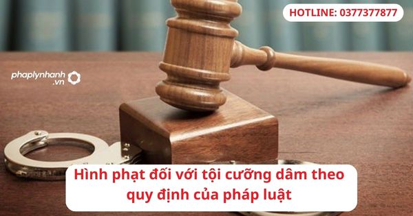 Hình phạt đối với tội cưỡng dâm theo quy định của pháp luật 1 Hình phạt đối với tội cưỡng dâm theo quy định của pháp luật
