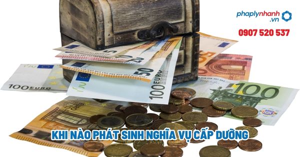 Khi nào phát sinh nghĩa vụ cấp dưỡng? 1 Khi nào phát sinh nghĩa vụ cấp dưỡng - Tư vấn, hỗ trợ pháp lý nhanh