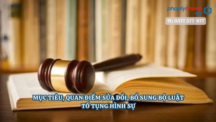 MỤC TIÊU, QUAN ĐIỂM SỬA ĐỔI, BỔ SUNG BỘ LUẬT TỐ TỤNG HÌNH SỰ 1 MỤC TIÊU, QUAN ĐIỂM SỬA ĐỔI, BỔ SUNG BỘ LUẬT TỐ TỤNG HÌNH SỰ - Tư vấn, hỗ trợ pháp lý nhanh