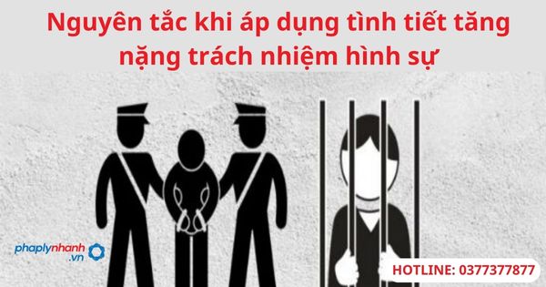 Nguyên tắc khi áp dụng tình tiết tăng nặng trách nhiệm hình sự 14 Nguyên tắc khi áp dụng tình tiết tăng nặng trách nhiệm hình sự-hỗ trợ tư vấn pháp lý