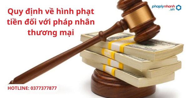Quy định về hình phạt tiền đối với pháp nhân thương mại 1 Quy định về hình phạt tiền đối với pháp nhân thương mại