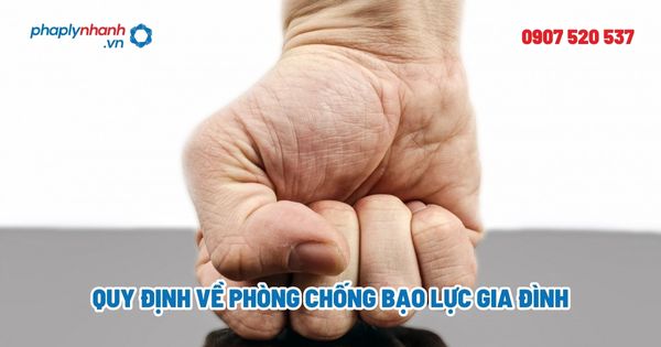 Quy định về phòng chống bạo lực gia đình? 1 Quy định về phòng chống bạo lực gia đình - Tư vấn, hỗ trợ pháp lý nhanh