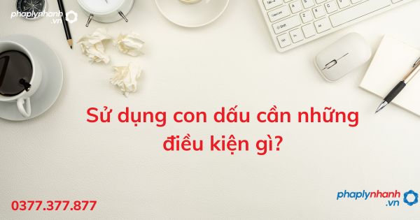 Sử dụng con dấu cần những điều kiện gì - tư vấn hõ trợ pháp lý nhanh