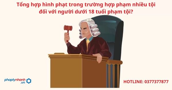 Tổng hợp hình phạt trong trường hợp phạm nhiều tội đối với người dưới 18 tuổi phạm tội? 1 Tổng hợp hình phạt trong trường hợp phạm nhiều tội đối với người dưới 18 tuổi phạm tội?