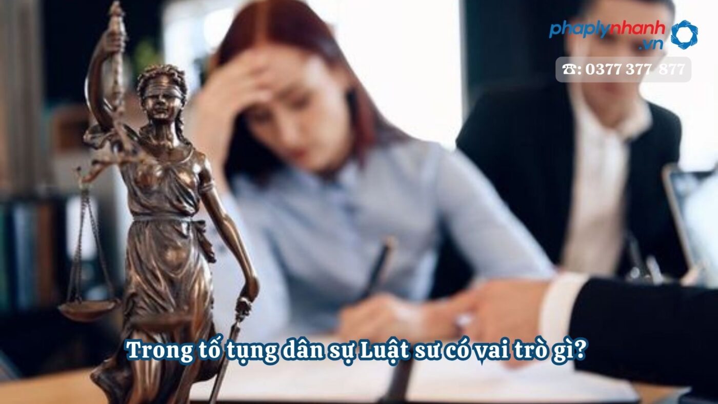 Trong tố tụng dân sự Luật sư có vai trò gì? 7 Trong tố tụng dân sự Luật sư có vai trò gì - Tư vấn, hỗ trợ pháp lý nhanh