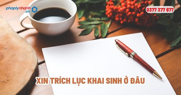 Xin trích lục khai sinh ở đâu - Tư vấn, hỗ trợ pháp lý nhanh