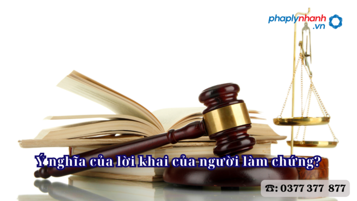 Ý nghĩa của lời khai của người làm chứng? 2 Người làm chứng trong tố tụng hình sự - Tư vấn, hỗ trợ pháp lý nhanh