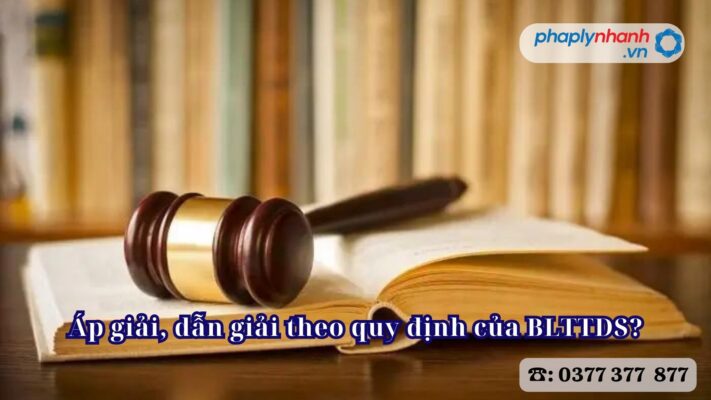 Áp giải, dẫn giải theo quy định của BLTTDS? 2 Áp giải, dẫn giải theo quy định của BLTTDS - Tư vấn, hỗ trợ pháp lý nhanh