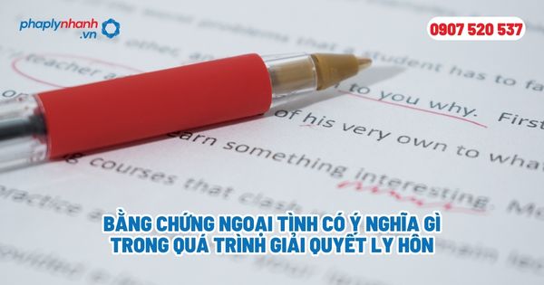 Bằng chứng ngoại tình có ý nghĩa gì trong quá trình giải quyết ly hôn? 1 Bằng chứng ngoại tình có ý nghĩa gì trong quá trình giải quyết ly hôn - Tư vấn, hỗ trợ pháp lý nhanh