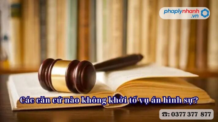 Các căn cứ nào không khởi tố vụ án hình sự? 1 Các căn cứ nào không khởi tố vụ án hình sự - Tư vấn, hỗ trợ pháp lý nhanh