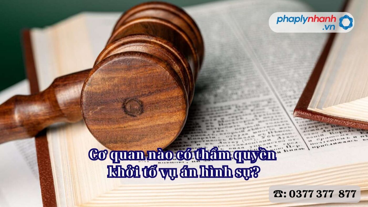 Cơ quan nào có thẩm quyền khởi tố vụ án hình sự? 16 Cơ quan nào có thẩm quyền khởi tố vụ án hình sự - Tư vấn, hỗ trợ pháp lý nhanh