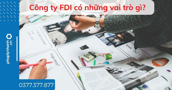Công ty FDI có những vai trò gì? 1 Công ty FDI có những vai trò gì - tư vấn hỗ trợ pháp lý nhanh