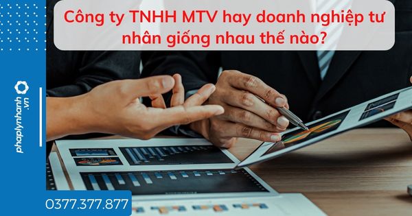 Công ty TNHH MTV hay doanh nghiệp tư nhân giống nhau thế nào? 19 Công ty TNHH MTV hay doanh nghiệp tư nhân giống nhau thế nào - tư vấn hỗ trợ pháp lý nhanh