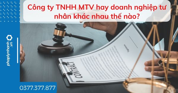 Công ty TNHH MTV hay doanh nghiệp tư nhân khác nhau thế nào? 1 Công ty TNHH MTV hay doanh nghiệp tư nhân khác nhau thế nào - tư vấn hỗ trợ pháp lý nhanh