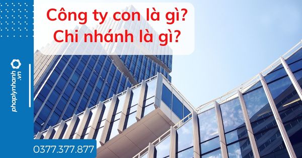 Công ty con là gì? Chi nhánh là gì? 1 Công ty con là gì Chi nhánh là gì - tư vấn hỗ trợ pháp lý nhanh