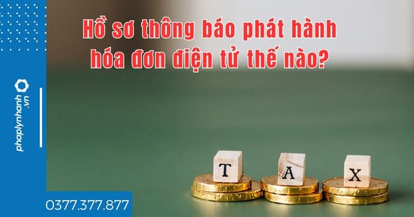 Doanh nghiệp mới thành lập cần hồ sơ thông báo phát hành hóa đơn điện tử thế nào? 1 Doanh nghiệp mới thành lập cần hồ sơ thông báo phát hành hóa đơn điện tử thế nào - tư vấn hỗ trợ pháp lý nhanh