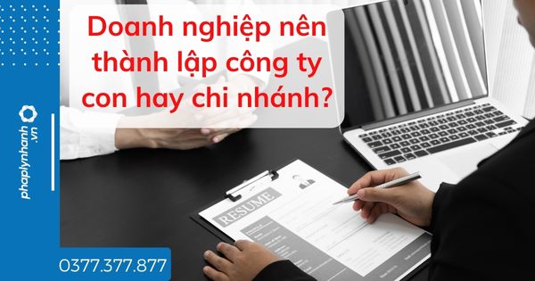 Doanh nghiệp nên thành lập công ty con hay chi nhánh? 1 Doanh nghiệp nên thành lập công ty con hay chi nhánh - tư vấn hỗ trợ pháp lý nhanh