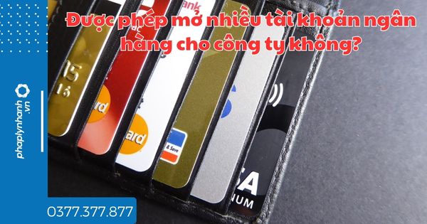 Được phép mở nhiều tài khoản ngân hàng cho công ty không? 1 Được phép mở nhiều tài khoản ngân hàng cho công ty không - tư vấn hỗ trợ pháp lý nhanh