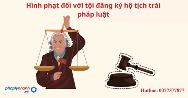 Hình phạt đối với tội đăng ký hộ tịch trái pháp luật 1 Hình phạt đối với tội đăng ký hộ tịch trái pháp luật