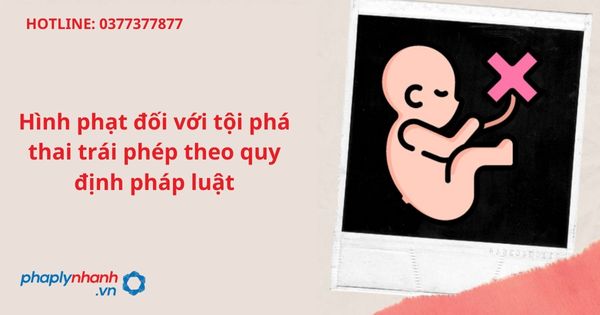 Hình phạt đối với tội phá thai trái phép theo quy định pháp luật 1 Hình phạt đối với tội phá thai trái phép theo quy định pháp luật