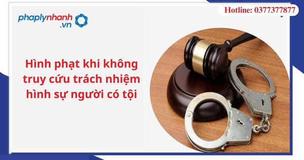 Hình phạt khi không truy cứu trách nhiệm hình sự người có tội 1 Hình phạt khi không truy cứu trách nhiệm hình sự người có tội