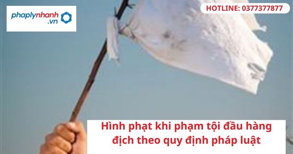 Hình phạt khi phạm tội đầu hàng địch theo quy định pháp luật 1 Hình phạt khi phạm tội đầu hàng địch theo quy định pháp luật