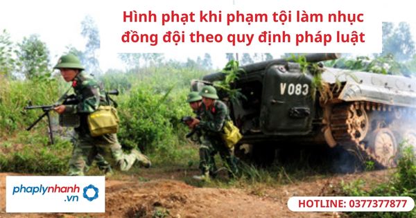 Hình phạt khi phạm tội làm nhục đồng đội theo quy định pháp luật 1 Hình phạt khi phạm tội làm nhục đồng đội theo quy định pháp luật