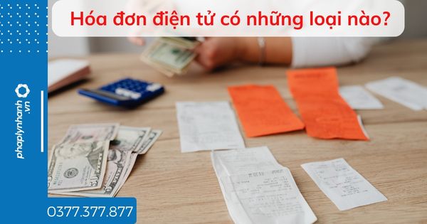 Hóa đơn điện tử có những loại nào? 1 Hóa đơn điện tử có những loại nào - tư vấn hỗ trợ pháp lý nhanh