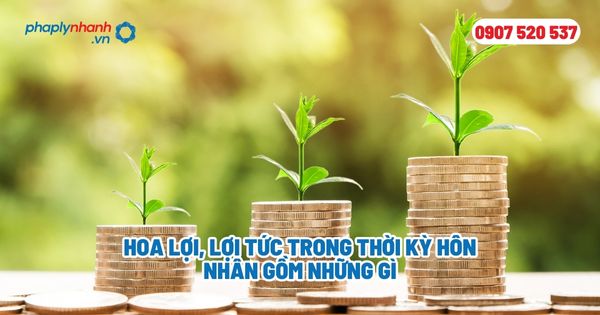 Hoa lợi, lợi tức trong thời kỳ hôn nhân gồm những gì? 14 Hoa lợi, lợi tức trong thời kỳ hôn nhân gồm những gì - Tư vấn, hỗ trợ pháp lý nhanh