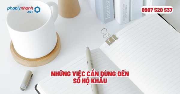 Những việc cần dùng đến sổ hộ khẩu? 1 Những việc cần dùng đến sổ hộ khẩu - Tư vấn, hỗ trợ pháp lý nhanh