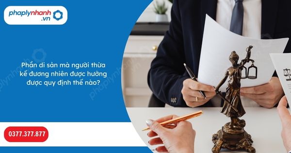 Phần di sản mà người thừa kế đương nhiên được hưởng được quy định thế nào? 1 Phần di sản mà người thừa kế đương nhiên được hưởng được quy định thế nào-Hỗ trợ, tư vấn pháp lý nhanh