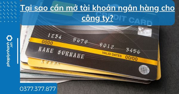 Tại sao cần mở tài khoản ngân hàng cho công ty? 1 Tại sao cần mở tài khoản ngân hàng cho công ty - tư vấn hỗ trợ pháp lý nhanh