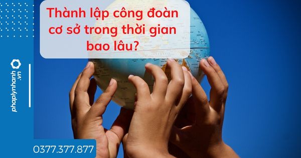 Thành lập công đoàn cơ sở trong thời gian bao lâu? 1 Thành lập công đoàn cơ sở trong thời gian bao lâu - tư vấn hỗ trợ pháp lý nhanh